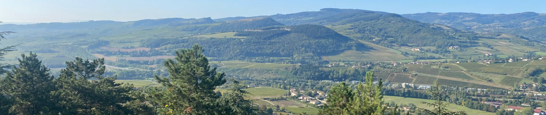 Tocht  La Roche-Vineuse - Land art Somméré  - Photo