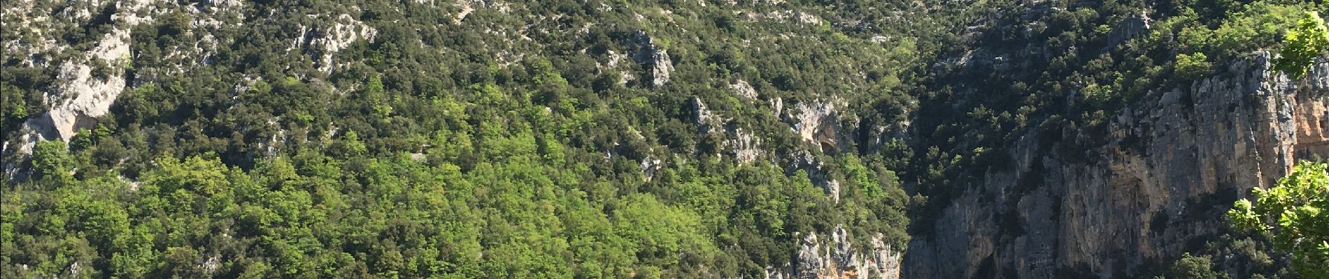 Randonnée Marche Aiguines - Gorges du Verdon - Sentier de l'Imbut - Photo