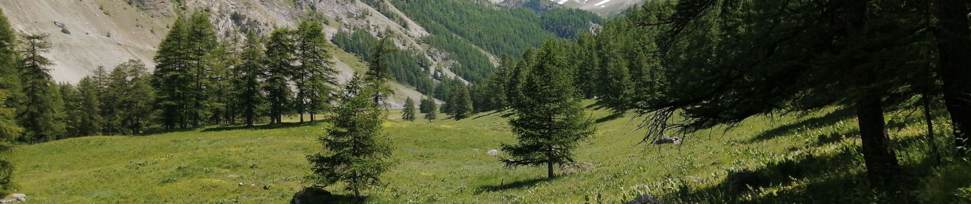 Trail Walking Ceillac - lac Sainte Anne lac miroir - Photo