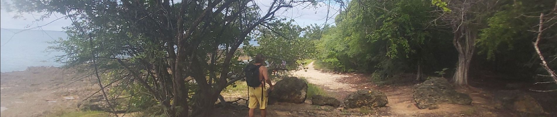 Tocht Trail Port-Louis - cimetière - anse b reconnaissance du 16/10/21 - Photo