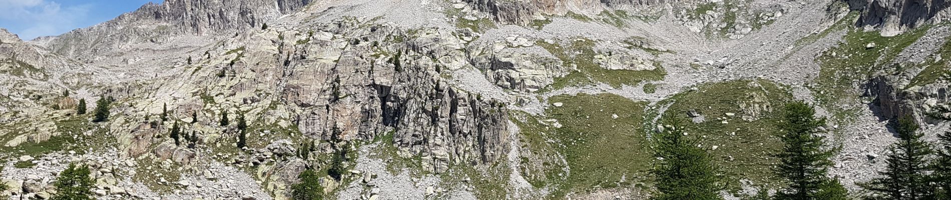 Tocht Stappen Isola - Isola - Col Mercière - Lac de Tavel - Photo