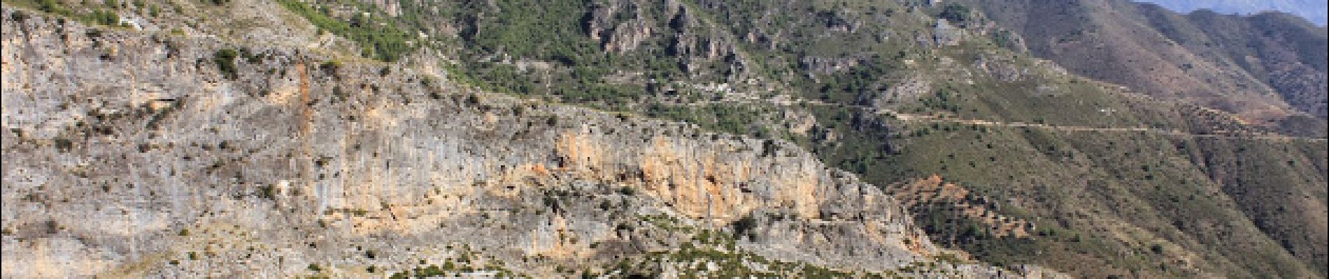 POI Almuñécar - Vue sur la route de la Pena Escriba - Photo