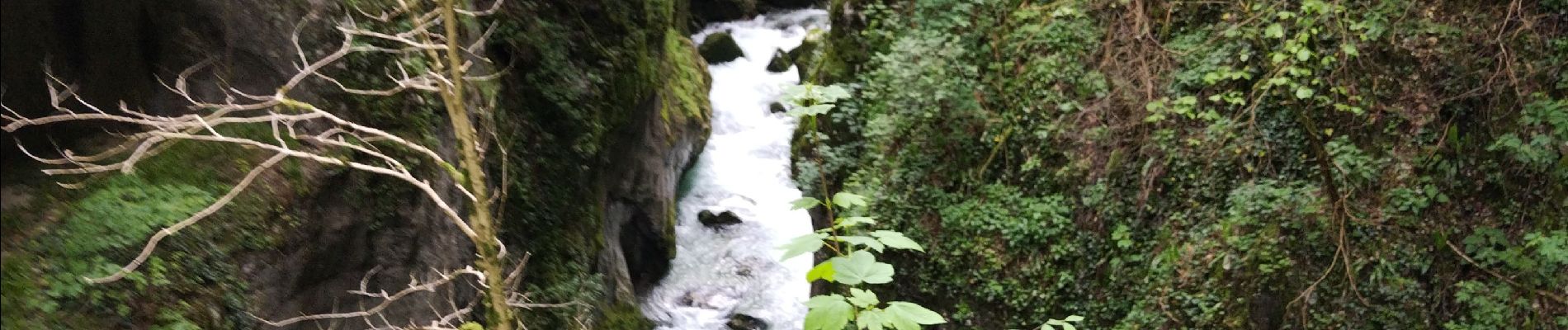 Tocht Stappen Saint-Christophe - Grottes des Echelles - Photo