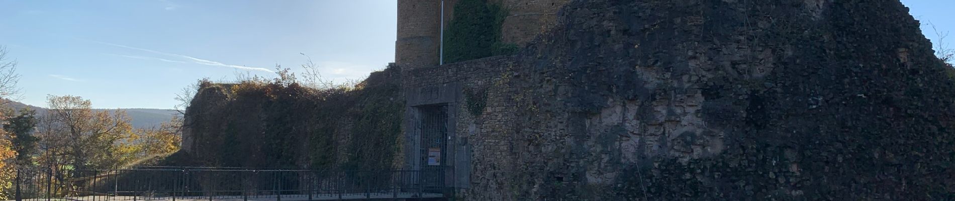 Randonnée Marche Theux - Les ruines du château de Franchimont - Photo