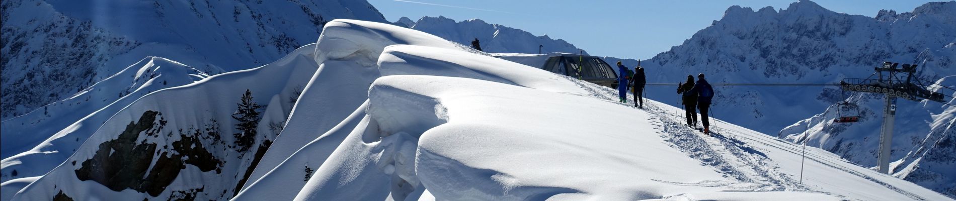 Randonnée Raquettes à neige La Chapelle-du-Bard - Crête des Plagnes-2021-02-14 - Photo