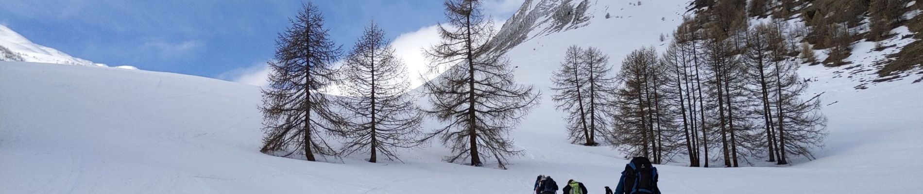 Excursión Esquí de fondo La Condamine-Châtelard - Ste Anne  - Photo