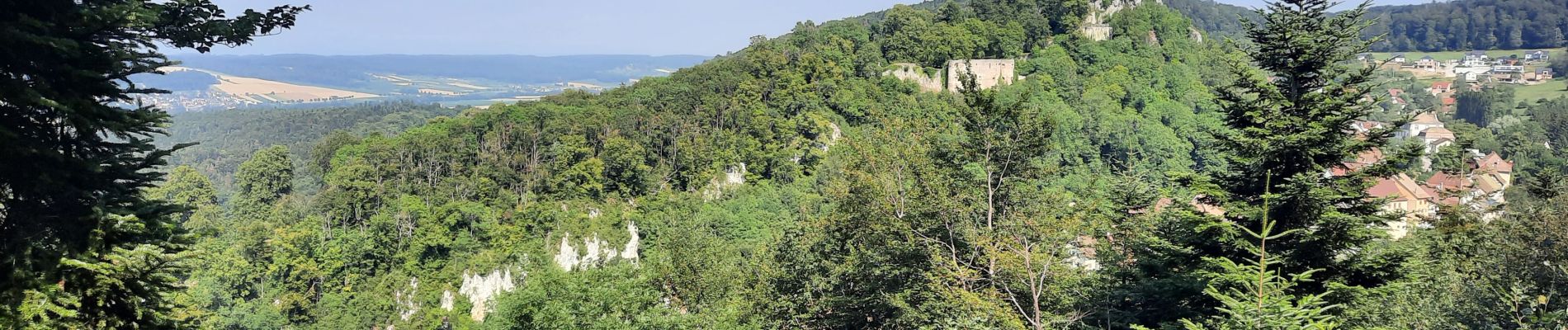 Tour Wandern Pfirt - Ferrette ,château, grotte des nains,rossberg - Photo