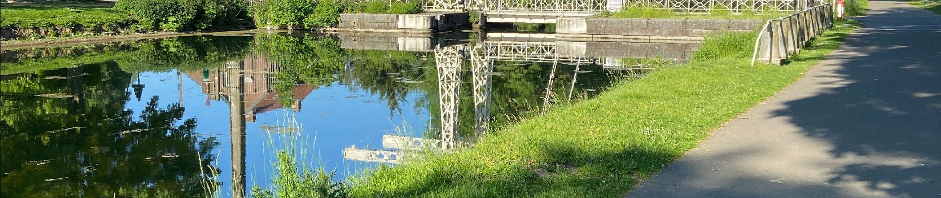 Tocht Fietstoerisme La Louvière - La Louvière - Tournai - Photo