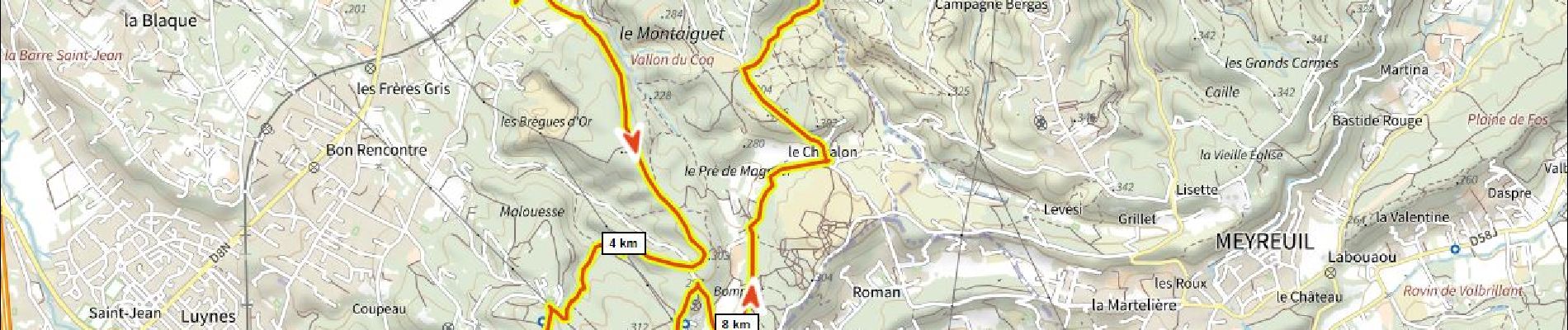 Excursión Senderismo Aix-en-Provence - Tour du Montaiguet 340m+ - Photo