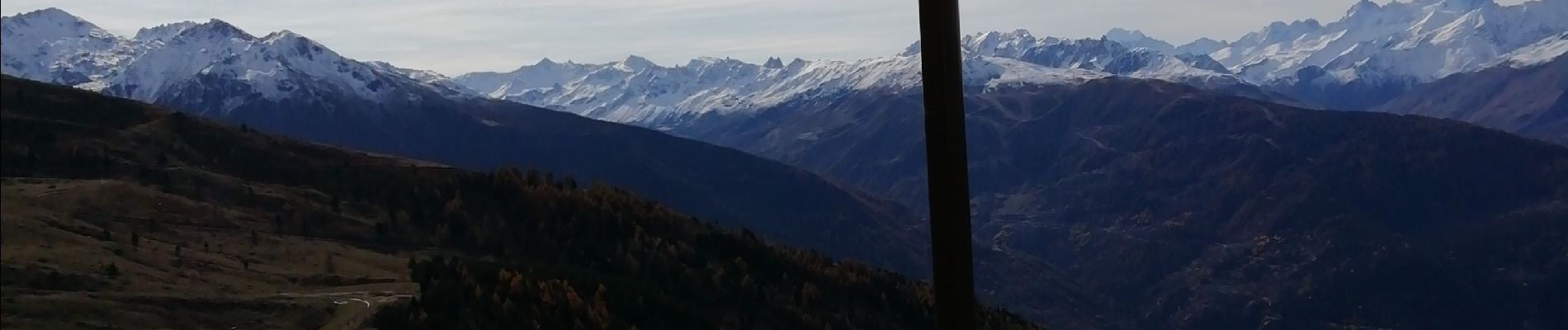 Tour Wandern Saint-Michel-de-Maurienne - chapelle Ste Marguerite / hélico  - Photo