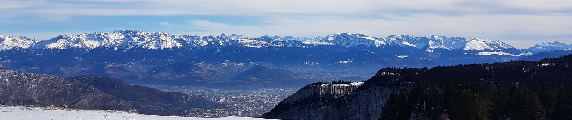 Randonnée Raquettes à neige Autrans-Méaudre en Vercors - La Grande Brèche - La Buffe - La Sure (2022) - Photo