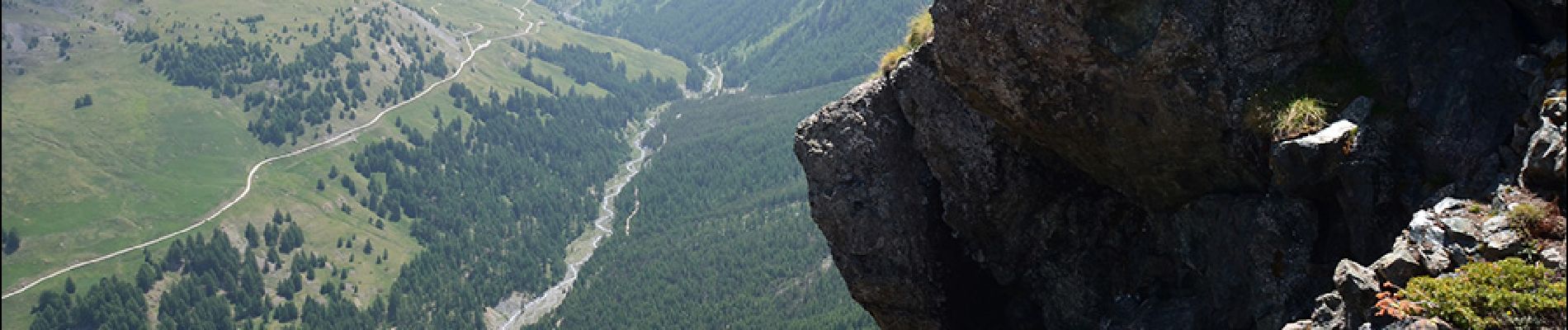 Tour Wandern Saint-Véran - Saint Véran - Cabanes de Lamaron - Pic Cascavelier - Crête et Croix de Curlet - Photo