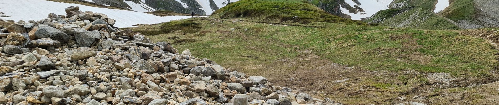 Tocht Stappen Les Contamines-Montjoie - TMB 02 - Les Contamines -> Col de la Croix du Bonhomme - Photo