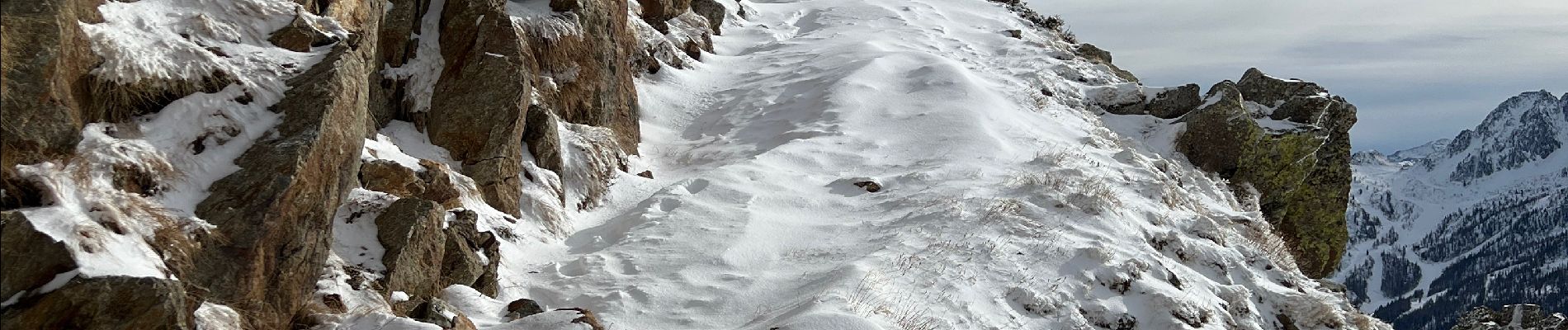 Excursión Senderismo Isola - Pas de Ste Anne Hiver  - Photo