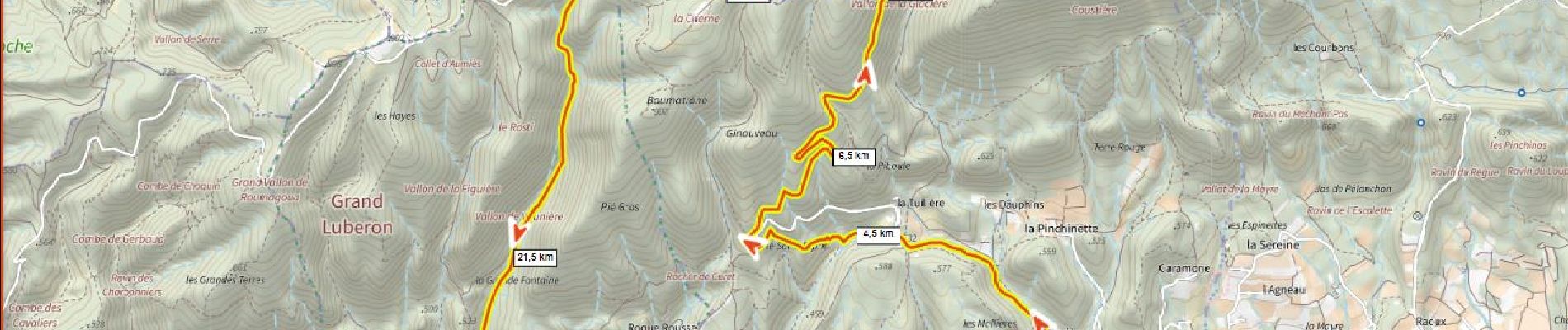 Tour Mountainbike Cucuron - Mourre Negre D+920m depuis Cucuron - Photo