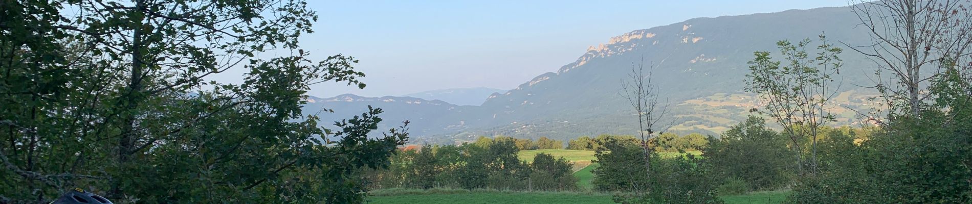 Trail Mountain bike Virignin - Par la passerelle vers Botozel - Photo