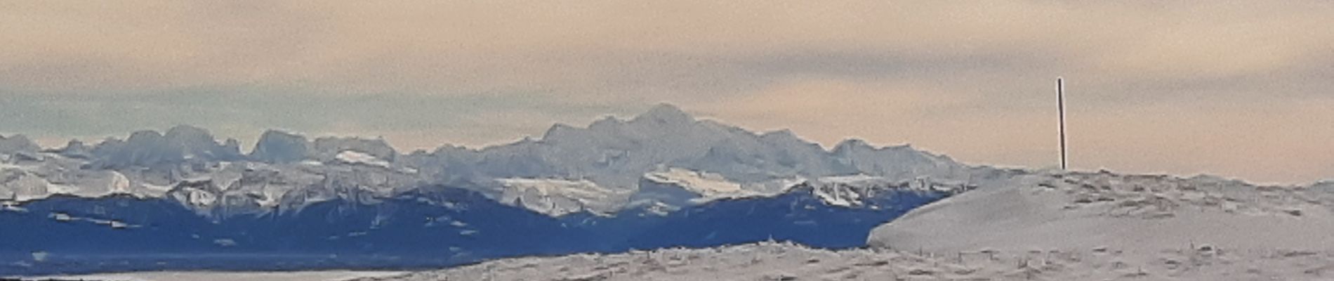 Randonnée Raquettes à neige Longevilles-Mont-d'Or - Le Mont d'or  Super Longevilles - Photo