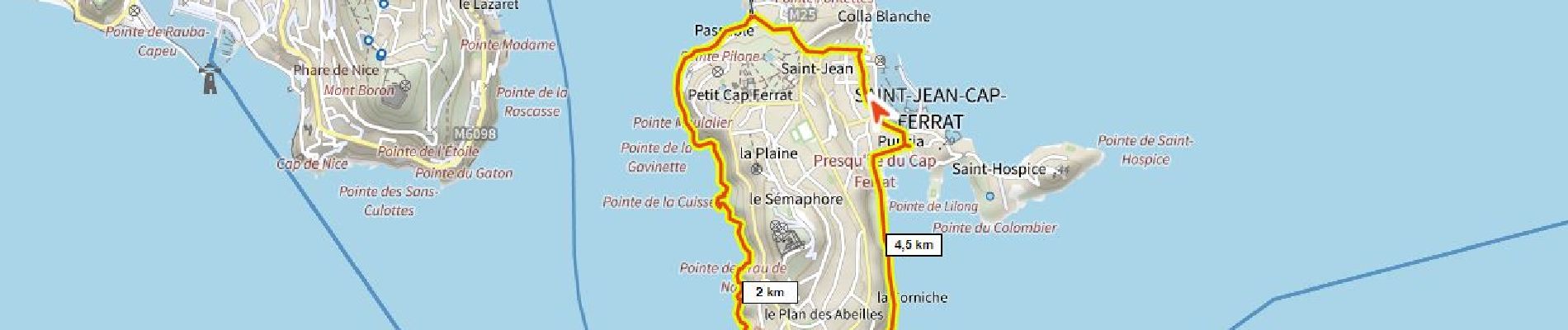 Tour Wandern Saint-Jean-Cap-Ferrat - Cap Ferrat D+150m le tour - Photo