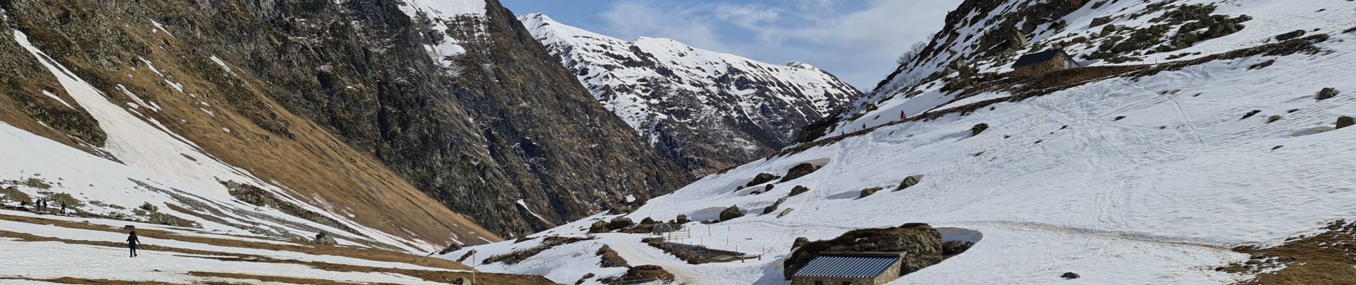 Tocht Sneeuwschoenen Aragnouet - Piau-Engaly: Neste de Badet, lac de Badet A/R - Photo