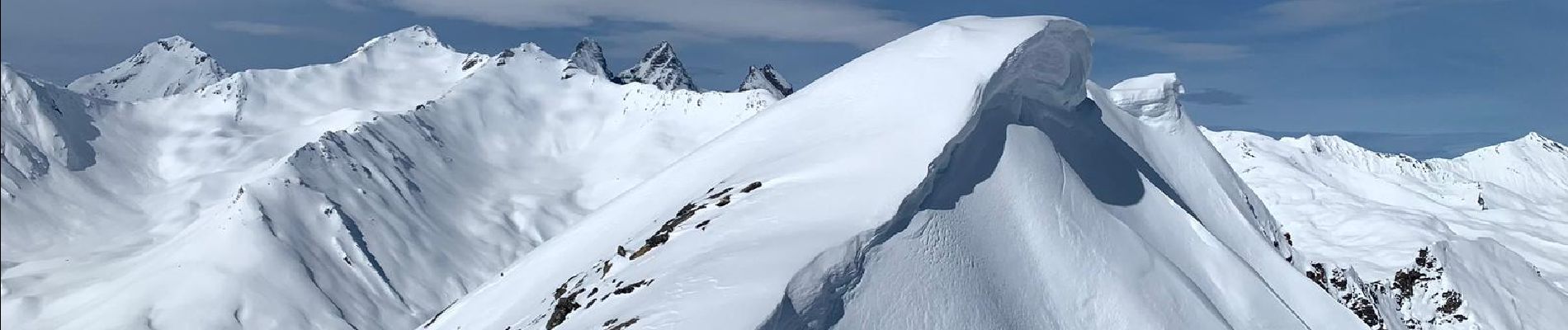 Trail Touring skiing Valloire - Roche Olvéra, 900D+ - Photo