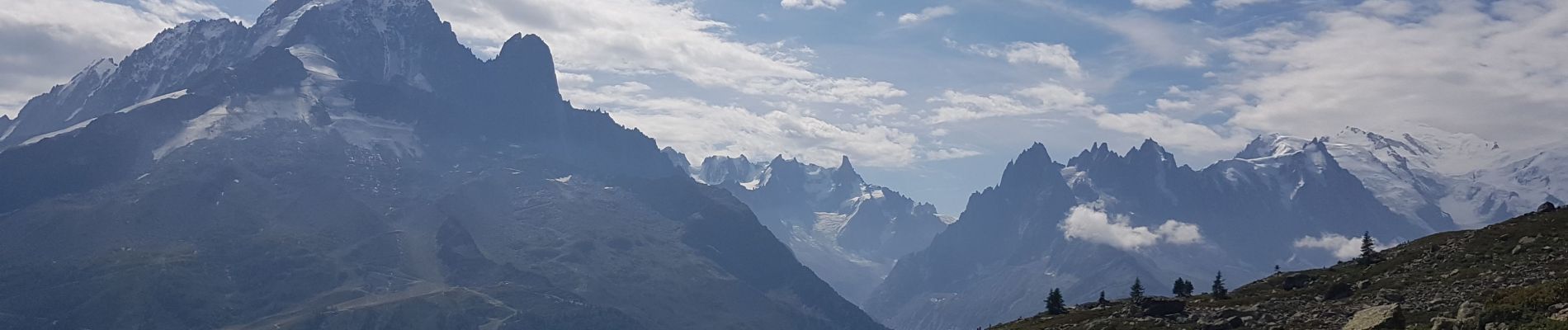 Tour Wandern Vallorcine - TAR1 - Tour des Aiguilles Rouges J1 - Col des Montets - Lac Blanc - Photo