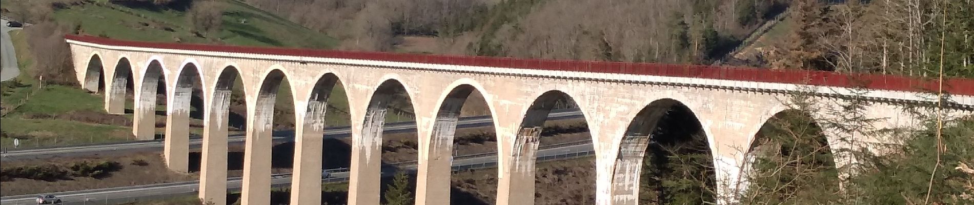 Tocht Stappen Bussières - bussières  montcellier viaduc pont marteau bussières v14km - Photo