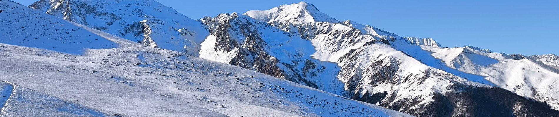 Excursión Raquetas de nieve Germ - Pène de Magnéras - Peyragudes - Photo