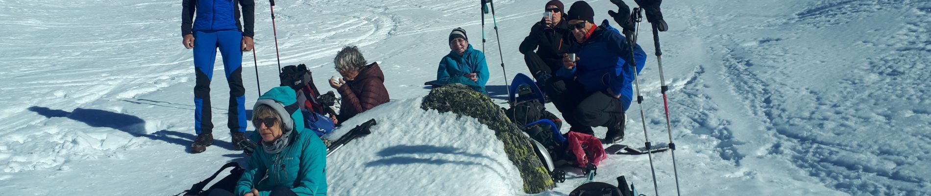 Tour Schneeschuhwandern Saint-Honoré - Mont Tabor - Photo