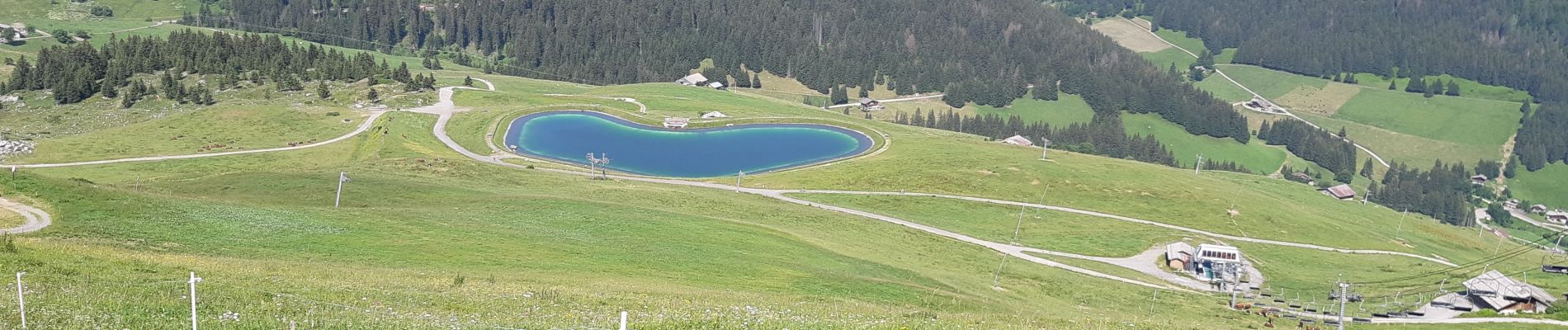 Tocht Stappen Manigod - Merdassier montée - Photo