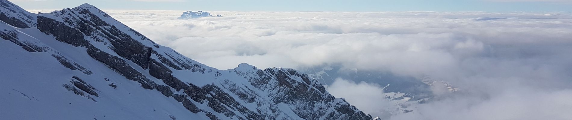 Percorso Sci alpinismo La Clusaz - Trou de la Mouche - Photo