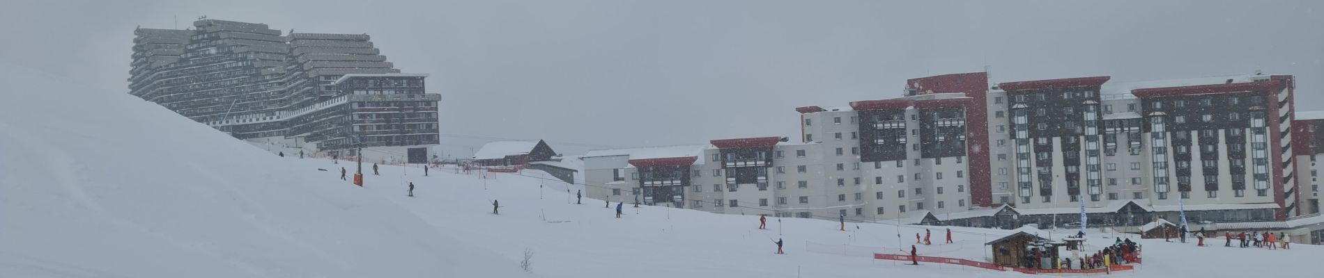 Tour Schneeschuhwandern La Plagne-Tarentaise - Plagne Village Aime 2000 par le chalet de Lovatière - Photo