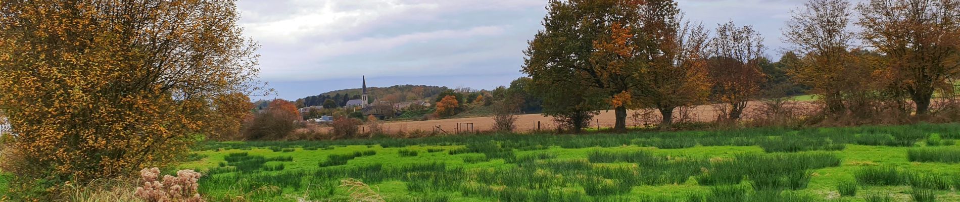 Tour Wandern Merbes-le-Château - Balade à Fontaine-Valmont - Photo