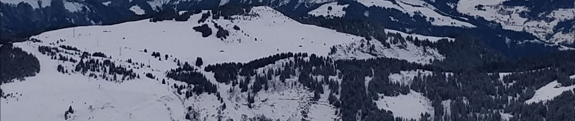 Tour Skiwanderen Beaufort - les Prés - sous la Croix des Naseaux retour  - Photo