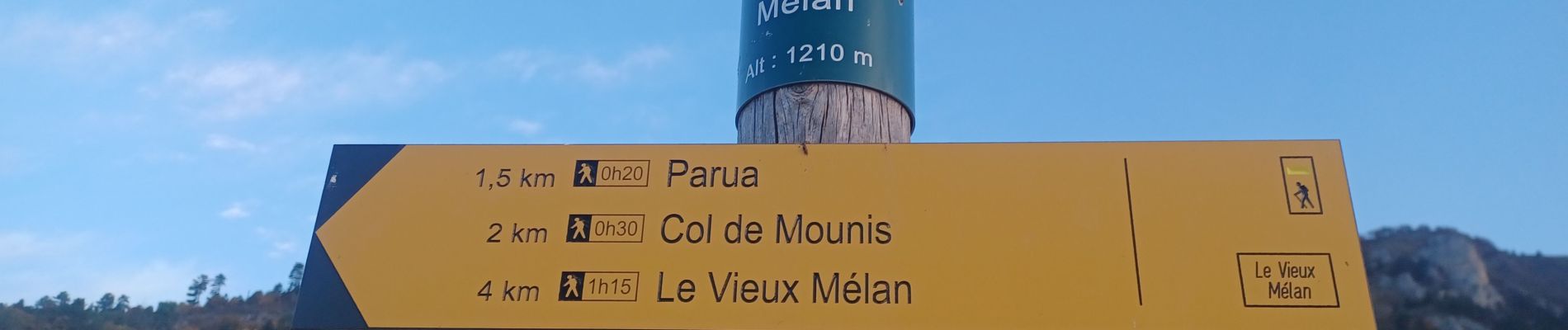 Tocht Stappen Le Castellard-Mélan - MELAN . Col de Mounis  , sommet du Corbeau o l s - Photo