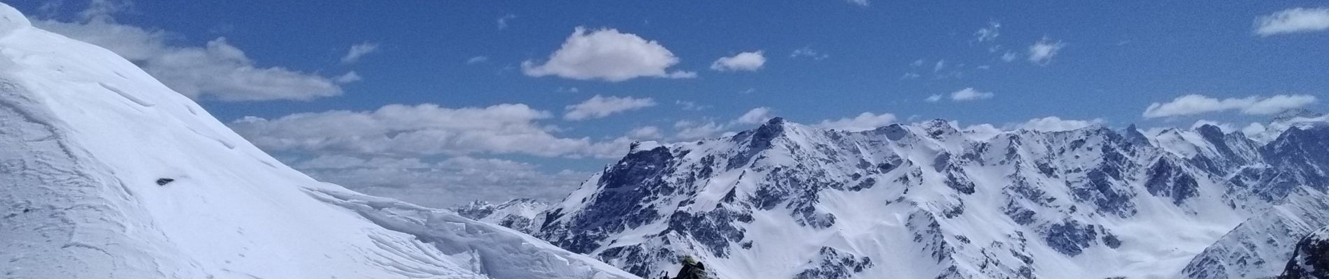 Excursión Esquí de fondo Valloire - Roche Olvera, pointe de la Mandette et col du Galibier - Photo
