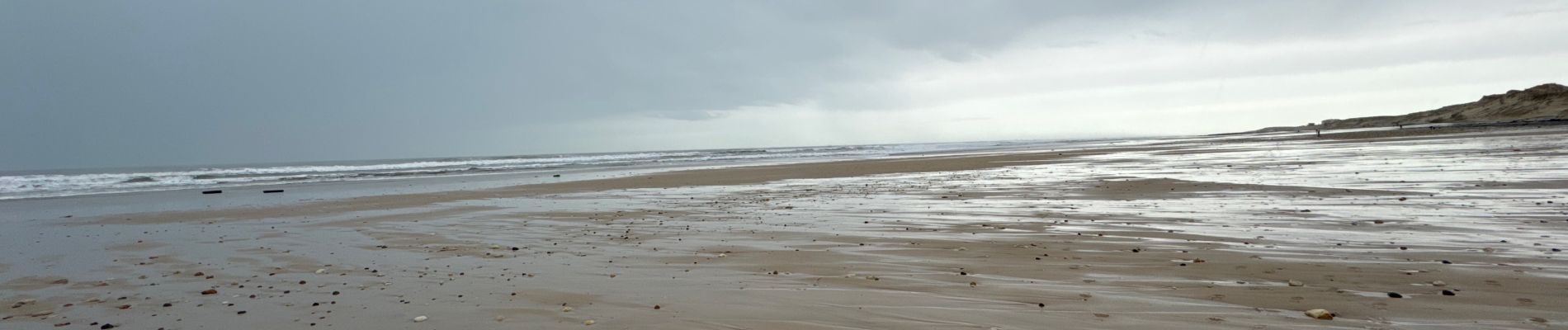 Trail Walking Vendays-Montalivet - Plage Montalivet sous la pluie - Photo