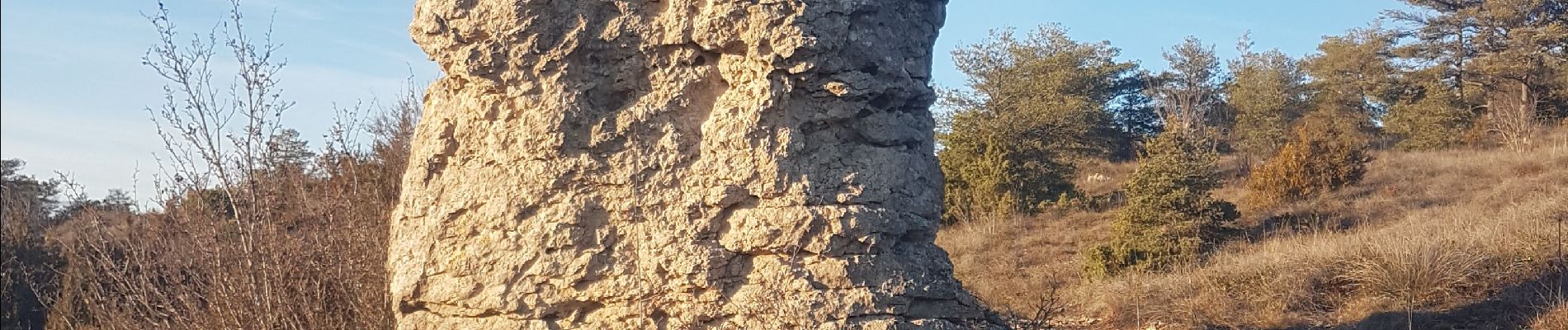 Tocht Stappen La Roque-Sainte-Marguerite - corniche du Rajol - Photo