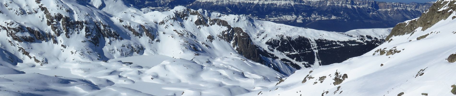 Percorso Sci alpinismo Le Haut-Bréda - Col du Mouchillon - Photo