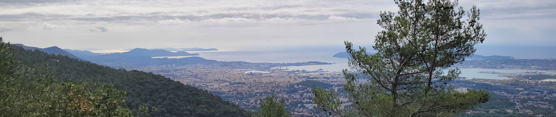 Tocht Stappen Ollioules - reco Chateauvallon le Croupatier - Photo