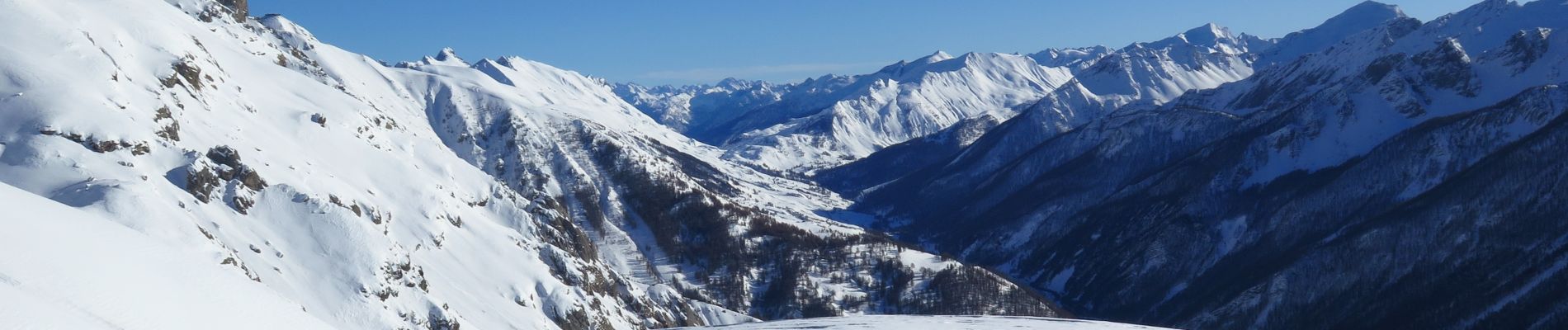 Trail Touring skiing Saint-Paul-sur-Ubaye - col de mirandol - Photo