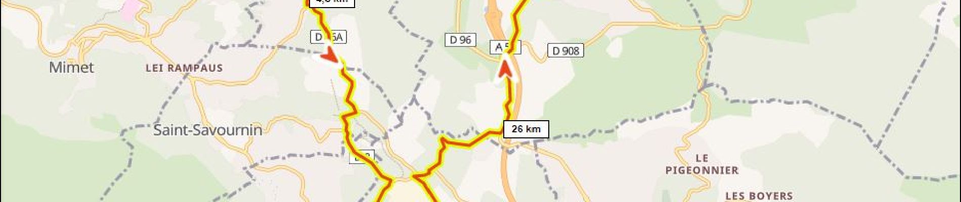 Tour Rennrad Fuveau - Le Pichauris D+640m - Photo