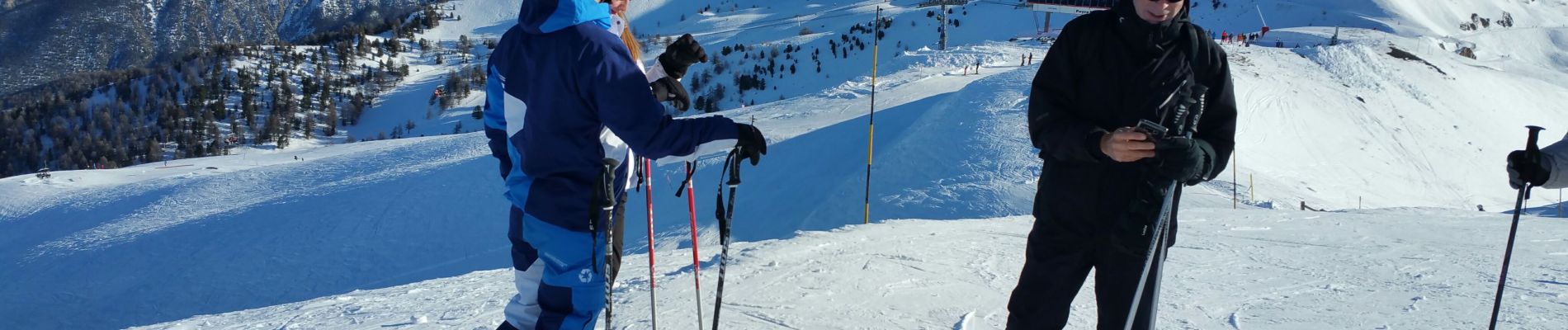 Trail Alpine skiing Vars - Vars 31 12 2019 - Photo