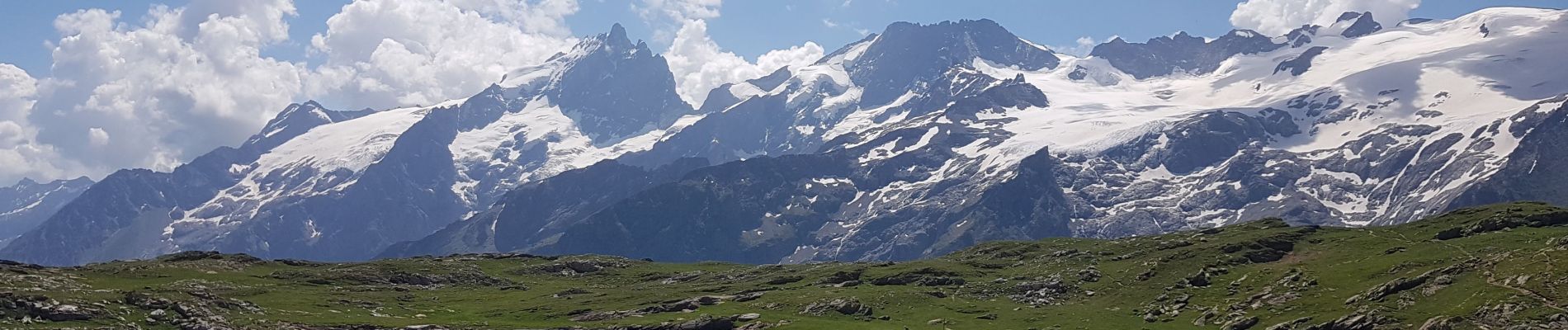 Tocht Stappen La Grave - Plateau d'Emparis - Lac Noir - Lac Lérié - Photo