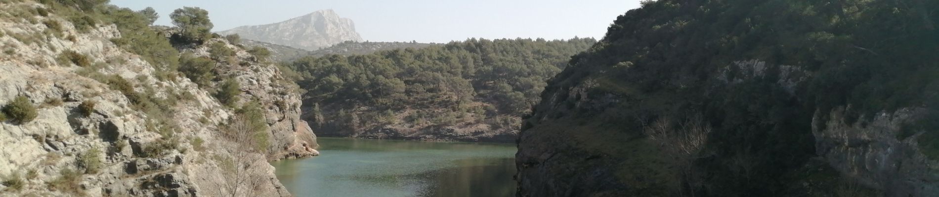 Trail Walking Le Tholonet - Le Tholonet, barrage zola, barrage bimont, barrage romain - Photo