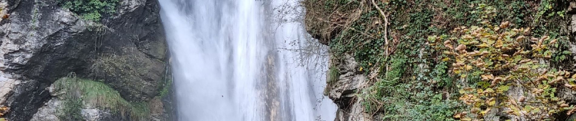 Randonnée Marche Saint-Alban-Leysse - bout du monde et cascade Doria - Photo