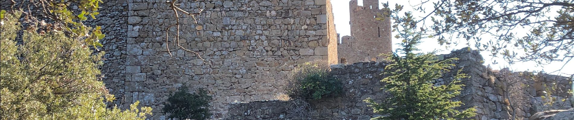 Tocht Stappen la Jonquera - 20230112 Site mégalithique- château Requesens  - Photo