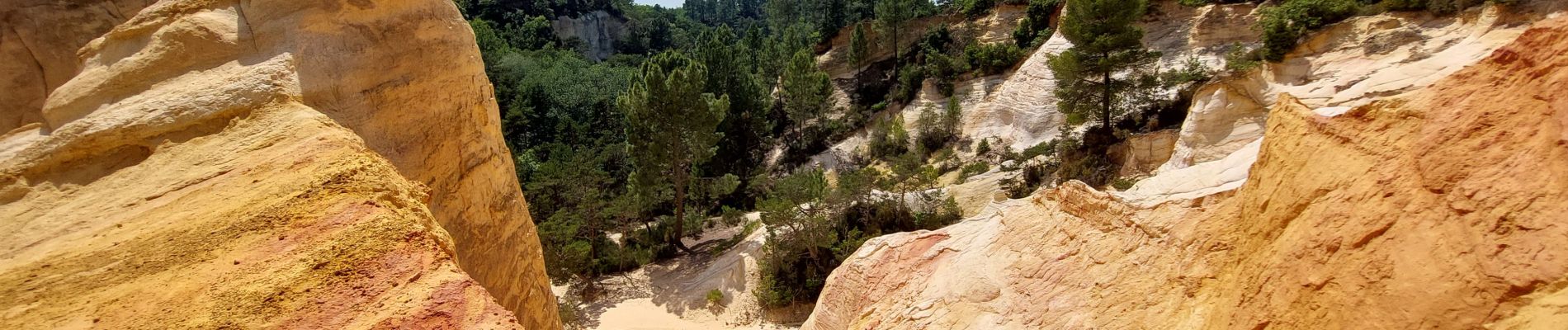 Tocht Stappen Rustrel - le Colorado de Rustrel  - Photo