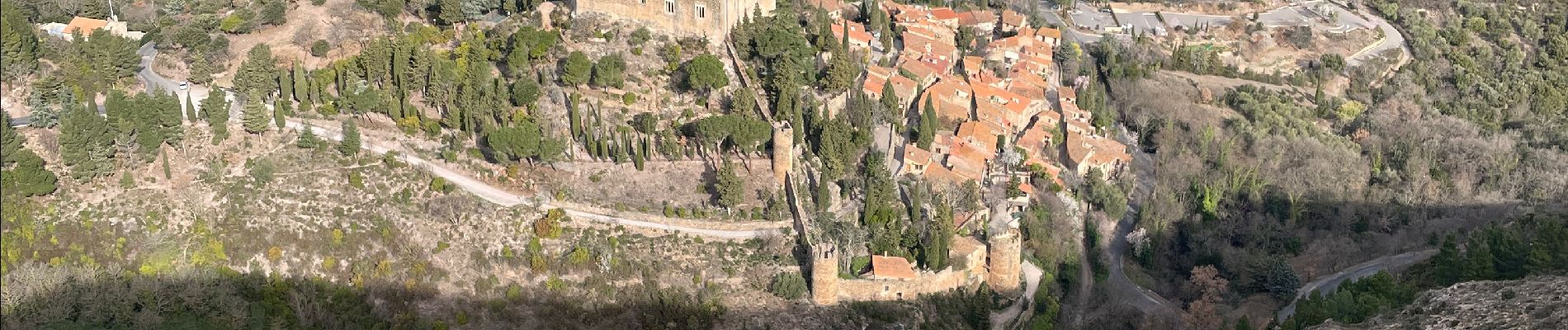 Randonnée Marche Castelnou - Castelnou  - Photo