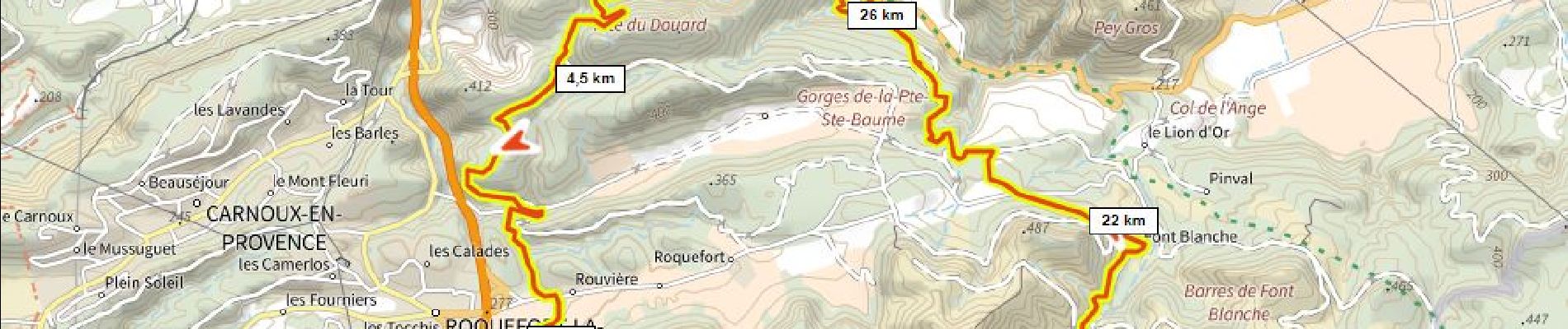 Randonnée V.T.T. Gémenos - Montounier 671m+ depuis Gémenos - Photo