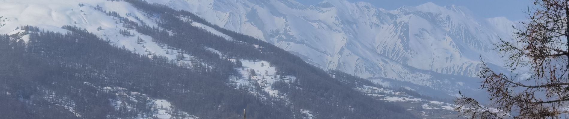 Tocht Sneeuwschoenen Colmars - raquettes à Rateri - Photo